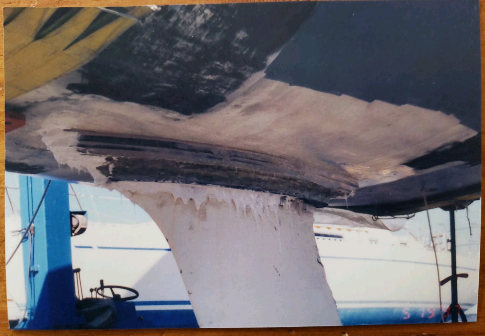 Keel joint detail