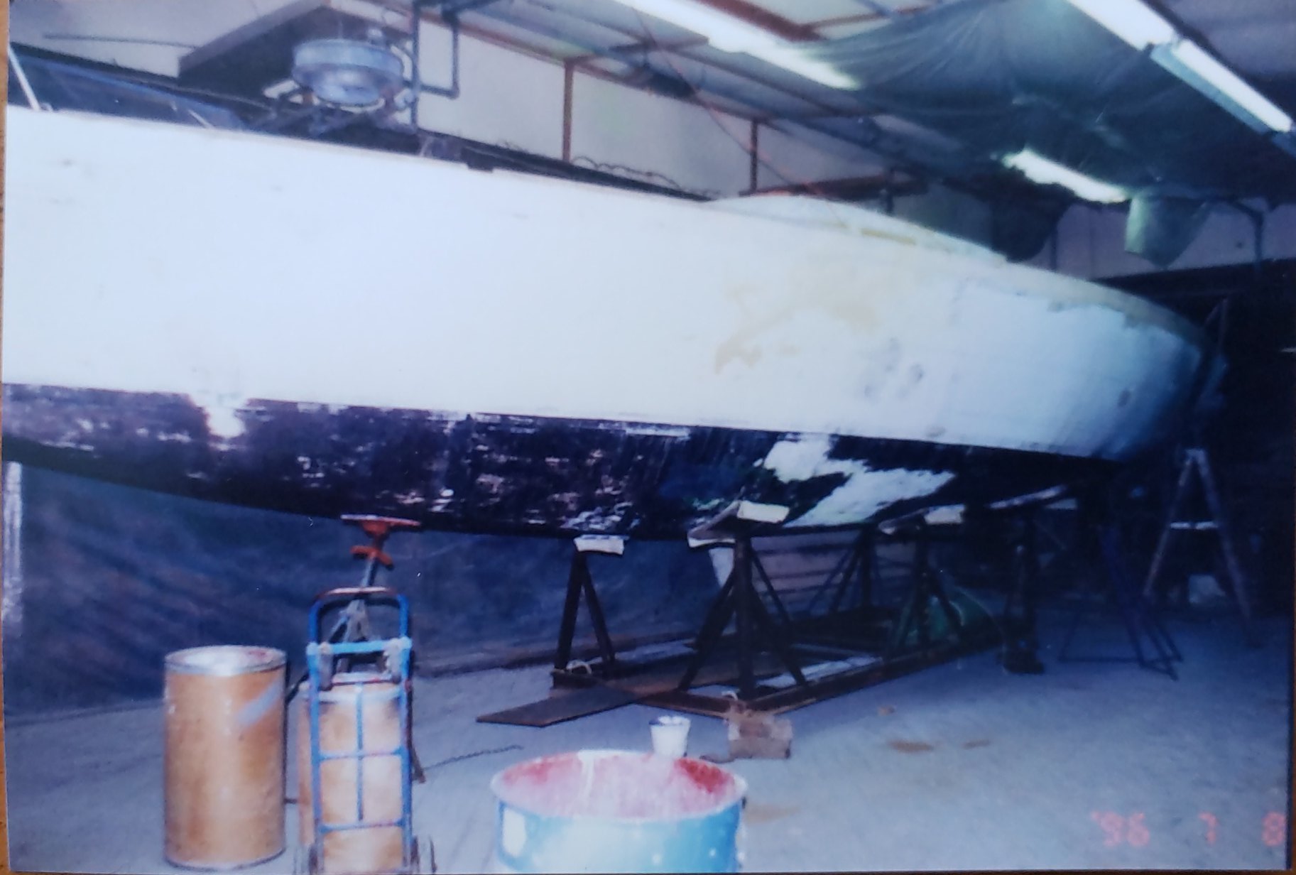 1996 restoration in the shed