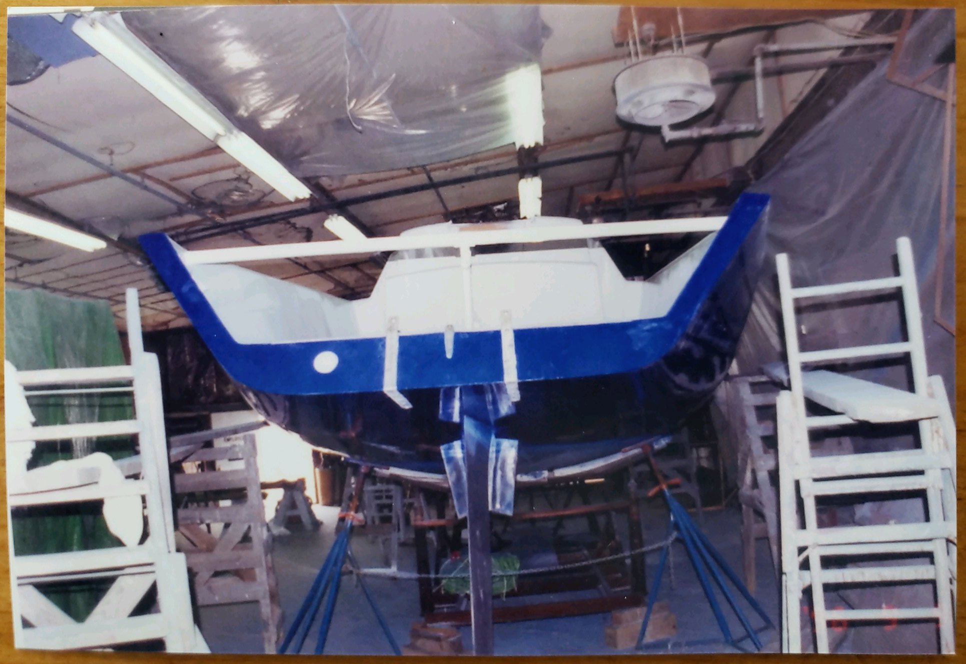Stern during restoration